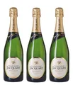 3x 0,75l - Jacquart - Mosaïque - demi-sec - Champagne A.O.P. - Frankreich - Schaumwein halbtrocken