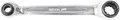 KS Tools 503.4657 4 in 1 GEARplus umschaltbar Doppel-Ratschenringschlüssel, 14x17x18x19mm