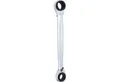 KS Tools Maulschlüssel KS TOOLS 4 in 1 GEARplus umschaltbar Doppel-Ratschenringschlüssel...