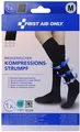 FIRST AID ONLY Kompressions-Strumpf kniehoch M schwarz