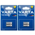 4 Stück Varta V23GA 4223 12V Batterie Knopfzelle MN21 L1028 LRV08 2x 2er Blister