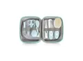Cangaroo Babypflegeset M1419 Reiseetui 9-tlg Nasensauger Nagelschere Thermometer blau