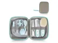 Cangaroo Baby-Nagelschere Babypflegeset M1419 Reiseetui, (1-tlg), 9-tlg Nasensauger Nagelschere Thermometer