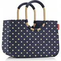 reisenthel loopshopper Tasche L Einkaufstasche Korb metallic dots blue OR4118 - Blau