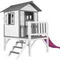 Axi Lodge XL Spielhaus Klassisch - Lila Rutsche (B08W3CL86K)