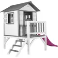Axi Spielhaus Lodge XL Klassisch Rutsche Lila