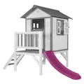 AXI Spielhaus Beach Lodge XL in Weiß mit Rutsche in Lila