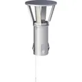 Tecnovis Regenhaube "Zitec-San", Ø150 mm - silberfarben