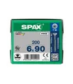 SPAX Ø 6,0 mm - Senkkopf T- STAR plus - Teilgewinde - WIROX 90 mm