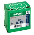 SPAX Senkkopf T10 Vollgewinde, 3x12, WIROX, S-Spitze, 200 Stk