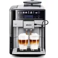 Siemens EQ.6 plus TE657313RW, Espressomaschine, 1,7 l, Kaffeebohnen, Eingebautes Mahlwerk, 1500 W, Schwarz, Silber - Schwarz/Silber