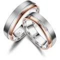 MARRYA Trauring Titan Ringe Trauringe Eheringe Partnerringe goldfarben|silberfarben 60