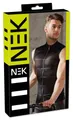 NEK Sexy Herren Mesh Ärmelloses T-Shirt Schwarz XL