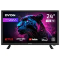 DYON Movie Smart 24 VX - 24 Zoll (60 cm) Smart TV mit HD Triple Tuner (DVB-C/-S2/-T2), App Store, Prime Video, Netflix, YouTube, DAZN, Disney+, waipu.tv, Hotelmodus