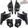 Twowinds Teiliges Scheinwerfer Reparaturset für Scheinwerferhalterung, Vorne Links und Rechts Kompatibel mit Peugeot 308 (2008-2013) 408 (2010-2014) 6212E3, 6212E4 (6 stück)