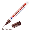 edding 400 Permanentmarker - braun - 1 Stift - feine Rundspitze 1 mm - wasserfes