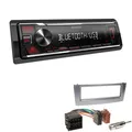 Kenwood 1-DIN Autoradio Bluetooth USB AUX für Fiat Linea anthrazit metallic