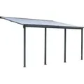 osoltus Terrassendach XXL 618 cm Veranda Anbau Terrassenüberdachung Anthrazit - Grau