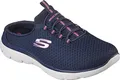 Skechers Damen Low-Top Sneaker Summits Swift Step, Frauen Sneakers,leger,Slipper,Schlupfschuhe,Slip-ons,Skater,Low-top,Lady,Blau,37 EU