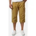 Indicode Cargoshorts Herren Nicolas Check Cargo Shorts Herrenshorts aus einer robusten Materialmischung gelb XL