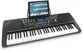 Klasse Keyboard mit 61 Leuchttasten, 255 Sounds, 3 Lernfunktion und MP3-Player