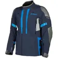 Klim Latitude 2023 Motorrad Textiljacke, blau, Größe M für Männer