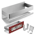 LIEBHEIM Duschablage Ohne Bohren - Badregal - Badezimmer Organizer - Duschregal - Badezimmer Regal - Duschregal Ohne Bohren - Bathroom Organizer - Bad Regal - Duschkorb - Shower Shelf