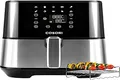 COSORI Luftfritteuse , Air Fryer, energiesparend, mit Grillzubehör, 9 Funktionen & Spezialtrocknung, 10 normale Rezepte & 10 Trocknungsrezepte, 1700 W, Silber, 5.5 ltr