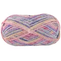 Lana Grossa Meilenweit 100 Cotone Vegano Mango 4457 Hellrot/Natur/Fuchsia/Gelb/Zartgrün/Hellblau/Bla