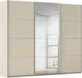 Schwebetürenschrank RAUCH "Kleiderschrank Schrank Garderobe Schlafzimmerschrank CORTONA", beige (champagner), B:271cm H:229cm T:62cm