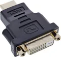 InLine® HDMI-DVI Adapter, HDMI Stecker auf DVI Buchse, 4K2K kompatibel, vergoldete Kontakte