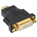 Inline HDMI-DVI Adapter HDMI Stecker auf DVI Buchse vergoldete Kontakte
