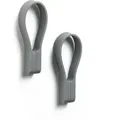 Zone Denmark - Loop Magnet Handtuchhalter, grau (2er-Set)