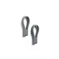 Zone - Loop magnet Handtuchhalter 2 Stk. - Grey