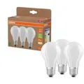 3er OSRAM E27 besonders effizientes  LED Leuchtmittel matt 7,2W wie 100W 2700K warmweißes Licht - beste Energie Effizienz Klasse