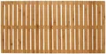 WENKO Saunabodenrost, Höhe 23 mm, Bambus, rechteckig, Bambus, 50 x 100 cm