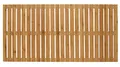 WENKO Baderost Mod. Indoor & Outdoor Bambus rutschfeste Badematte aus umweltfreundlichem Bambus für Dusche Badewanne und Poolbereich 100 x 50 cm