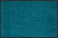 Erwin Müller Fußmatte Mainz, Schmutzfangmatte, Sauberlaufmatte uni petrol Größe 40x60 cm - rutschfest, pflegeleicht, für Fußbodenheizung geeignet (weitere Farben, Größen)