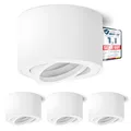 linovum SMOL Decken Aufbauspot Aufbaustrahler schwenkbar weiß rund für LED Module
