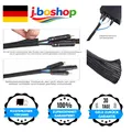 Kabelschutz 13mm 7,7m Selbstschließend Schwarz Kabelbündel K