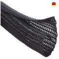 Kabelschutz 13mm 7,7m Selbstschließend Schwarz Kabelbündel K