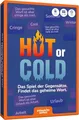 DYNAMITE GAMES Hot or Cold - Das Spiel der Gegensätze - Findet das geheime Code Wort - Seid Ihr auf Einer Wellenlänge? Kartenspiel für Erwachsene & Jugendliche - 2–16 Spieler – Ab 12 Jahren