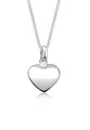 Halskette Damen Herz Anhänger Klassisch Filigran in 925 Sterling Silber