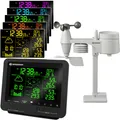 256-Farb Profi-Wetter Center 5-in-1 schwarz