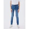 Name It Skinny-fit-Jeans NKFPOLLY SKINNY JEANS aus bequemem Stretchdenim blau 152