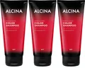 3x Alcina Color Shampoo Rot 200 ml