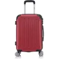 Flexot® F-2045 | 20 Zoll Koffer, Größe M, Handgepäck, Reisekoffer, Trolley mit Teleskopgriff, Hartschalenkoffer, robust, 360° Rollen, Zahlensc...