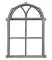 Fenster zum Öffnen grau Klappfenster Stallfenster Eisenfenster Eisen Antik-Stil