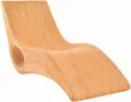 Krines Home Relaxliege Mistral Stromlinienförmige Geschwungene Rattanliege aus echtem Rattan, Lounge Liege Liegesessel