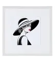 IDEAL TREND New Lifestyle Kunststoff Bilderrahmen quadratisch Foto Rahmen Picture Frame Collage: Farbe: Weiß | Format: 30x30